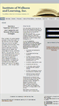 Mobile Screenshot of instituteofwellnessandlearning.com